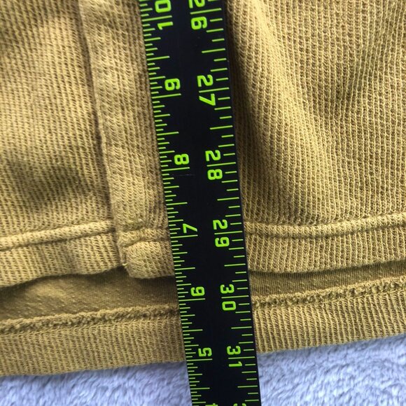 32 Bar Blues Mens Shirt Jacket Size XL Mustard Long Sleeve Button Up Shacket - Picture 5 of 10